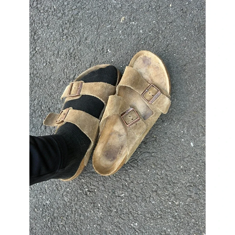 Birkenstock Arizona Suede Leather Men's 11.5 - 12 US Sandals